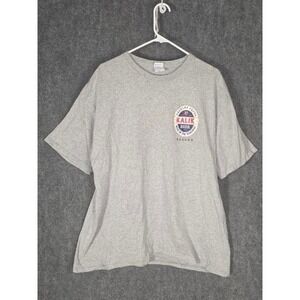 Yazbek Kalik Beer Bahamas Graphic T-Shirt Mens XL Heather Grey Short Sleeve Tee